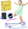 Blinkender Sprungball, Blinkt Schaukelball Sportspielzeug, Faltbarer Flash Jumping Ball, Knöchelsprungball Glühender, Blau Springender Ball, Sprungball Fettverbrennungsspiel für Kinder und Erwachsene