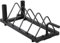costoffs Horizontal Plate Storage Holder - Olympic Bar Rack Barbell Bumper with Multilevel Slots, Rolling Wheels for Home/Gym