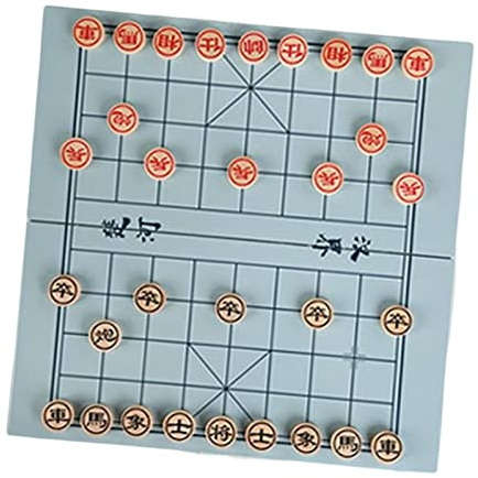 Chinesisches Schachspiel aus Holz, Faltbare Brettspiele, chinesisches Box-Schachspiel