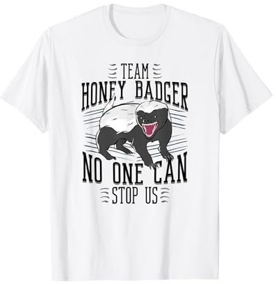 Divertente Miele Tasso Stampa Martora Castoro Grafica Maglietta