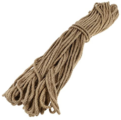 Hohopeti Natürliches Juteseil Kordel Bindfaden Für Kunst Partydekoration Geschenkverpackung Gartenornament Handgefertigte Accessoires