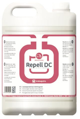 Repelente de Perros Repell DC garrafa de 5 litros. Repelente Orina Perros + Elimina Malos Olores - Repelente para Gatos Pipi - Repelente para Perros Pipi para Cualquier Superficie
