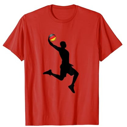 Deutschland Basketball Trikot Mannschaft Nationalfarben T-Shirt