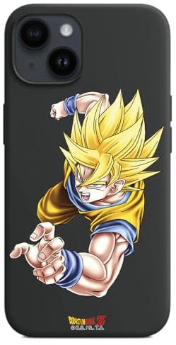 Personalaizer Goku Flexible Black Case Compatible for iPhone 15
