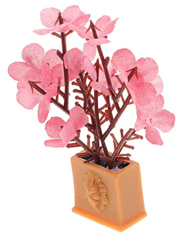 UPKOCH Mini-Blumentopf Bürozubehör Wassertischspielzeug Bookshelf Decor bücherregal Dekoration Ornament Bürodekoration Modell Blumenvase kleine Spielzeuge Esstisch Kunsthandwerk Suite