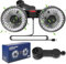 TGKYK Ventilatore per auto, 5 V 2 A, poggiatesta a doppia testa, ventola per auto, 3 marce, ventilatore per sedile posteriore, ventola girevole a 360°, ventilatore USB, auto, sedile posteriore per