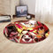 Chukamalilayi Anime Teppich Hazbin Hotel/Vox Runder Anti-Rutsch-Teppich Schlafzimmer Wohnzimmer Home Decor 100cm Typ4