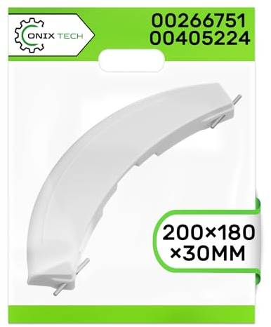 Tirador Puerta de Lavadora con Código Original 00266751 266751 para Bosch para Siemens - Garantía de 5 Años - ONIX TECH