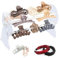 Transparenter Haarreif-Organizer, Stirnband Halter, Heaband Halter Organizer, Haarreifen Ständer, 360 Grad Drehbar Haarspangenhalter, Haarspangen-Organizer, für Stirnbänder, Haarspangen, Krallenclips
