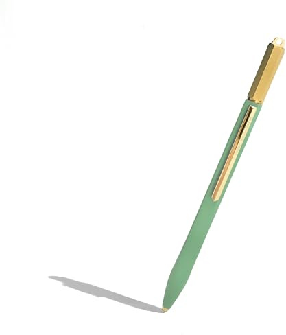 Ferris Wheel Press | Scribe Ballpoint Pen| Madame Burgues | Copper Lacquered Body | Steel plated clip | Engraved rotating brass crown