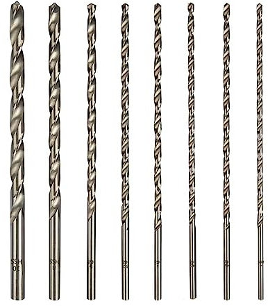 1 Uds 2mm-16mm Extra largo 250mm Metal madera plástico HSS broca helicoidal(6mm)