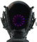 Marikito LED Punk Maske, Techwear Helm, Auge Des Abgrunds Design, Unendlich Leucht Maske, Perfekt für Halloween Partys, Cosplay (DIY Beleuchtungsmodi)