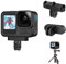 FiTSTILL Magnetic Quick Release Adapter Base Mount Connection Compatible for Go Pro Hero 13 Black with 1/4-20 Standard Thread Adapter Extension Attachable Tripod Selfie Vlogging Hero13 Accessories