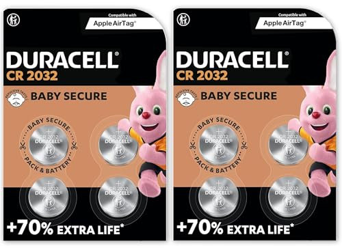 Pile CR2032 - Lot de 8 Piles Bouton Lithium 3V - Longue Durée, Haute Performance, Idéales pour Télécommandes, Bips de Portail, Montres, Jouets, Capteurs, Alarmes, Cartes Mères - Stockage 10 Ans