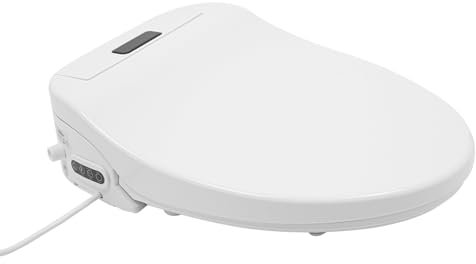 Bidet Toilettensitz beheizt Klobrille Klodeckel WC Deckel Toilettenbrille Toilettendeckel für Frauen und Kinder mit verstellbarem Wasserdruck V-förmig weiß für Zuhause und Hotel