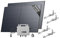 Kit solaire EcoFlow STREAM, Micro-onduleur 800 W solaire intelligent relié au réseau, panneaux solaires PV de 520 W*2 avec support de toit plat, contrôle via WiFi et APP, pour toit plat et jardin