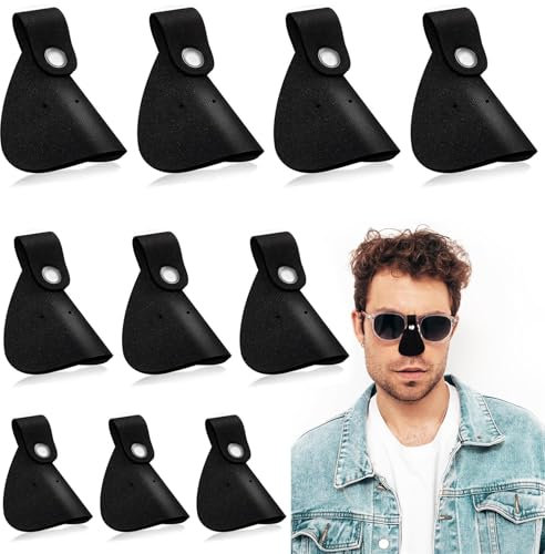 RynoPulse Masque De Protection UV ExtéRieur pour Les Yeux Et Le Nez, Patch Solaire pour Le Nez, pour Lunettes, LumièRe du Soleil, Hommes, Femmes, Sports