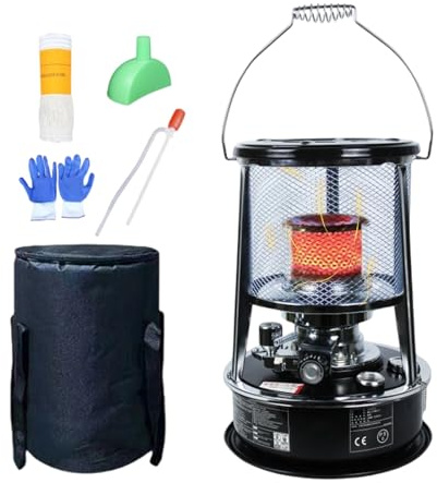 Mxshc Chauffage Au Pétrole Pour Intérieur | Cuisinière Non Électrique - Réchaud À Pétrole,Pour Intérieur Et Extérieur Cuisson Barbecue Tente Randonnée Pêche Cuisine Maison Patio Survie