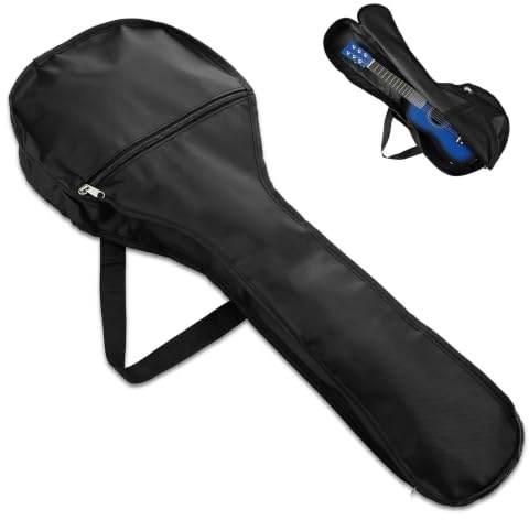 GLEAVI Mandolinen Tragetasche Gepolstert mit Zusätzlicher Aufbewahrungstasche Verstellbarer Rucksack für Mandoline Leichter Mandolinenkoffer für Outdoor Transport