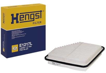 HENGST - Luftfilter E1217L - Luft-Filtereinsatz für KFZ | Hochwertiger Motorluftfilter für Otto- oder Dieselmotor - Schutz für Motoren - Wasserbeständig