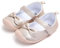 LACOFIA Bailarinas bebé niña Zapatos Antideslizantes Primeros Pasos para bebé niñas con Suela Gold 19