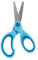 Herlitz Design Bastelschere für Linkshänder / rund / Farbe: hellblau