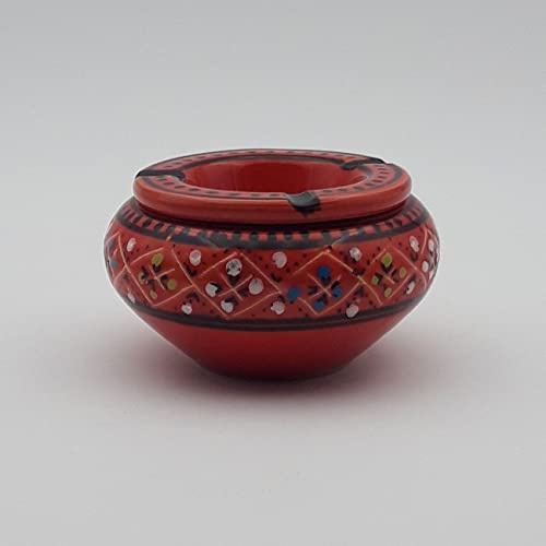 Aschenbecher Marrakesch rot klein