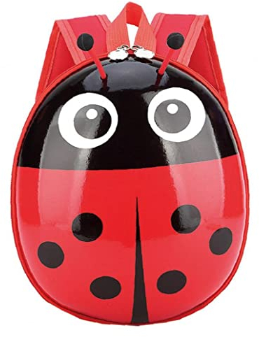 TOSSPER Ladybug Rucksack Little Kids School Tasche Cartoon Ladybird Kinder Rucksack Süßes Tier Kleinkind Buchtasche