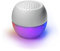 Boompods Soundflare Tide Bluetooth Lautsprecher - IPX6 wasserdichte Musikbox aus Ozeanplastik, Selfie-Funktion & Beleuchtung, Outdoor Lautsprecher für Handy, Reisen, 5 Std Spielzeit, Weiß