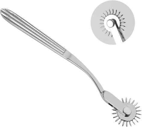 Nervenrad,Nervenrads sex,Nadelrad,Nadelroller,Zackenrad nach Wartenberg für Sensibilitätstest,Neurologisches pinwheel Neurotest Rostfrei