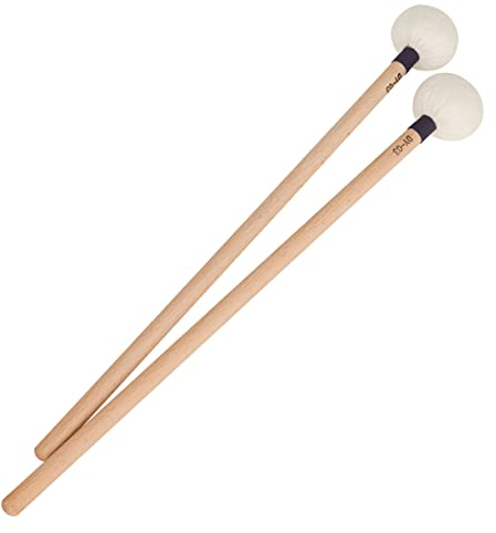 Supvox Holzgriff 2 Stück Filz-trommelschlägel-sticks Für Einfachen Austausch Verbesserter