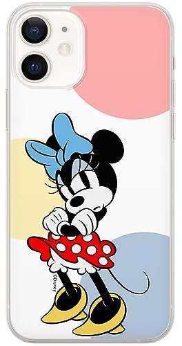 ERT GROUP Handyhülle für iPhone 12 Mini Original und offiziell Lizenziertes Disney Muster Minnie 078 optimal an die Form des Handy angepasst, hülle aus TPU