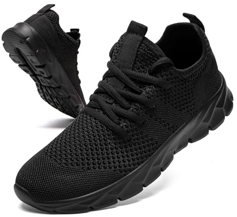 GHFKKB Sneaker Damen Laufschuhe Turnschuhe Tennisschuhe Freizeitschuhe Für Gym Schuhe Straßenlauf Schwarz Atmungsaktive Größe 36