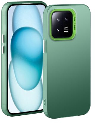XINYEXIN Handyhülle für Xiaomi 13 Hülle Ultra Dünn Schutzhülle - Matte Stoßfestes Kratzfest Bumper Case Cover - Grün