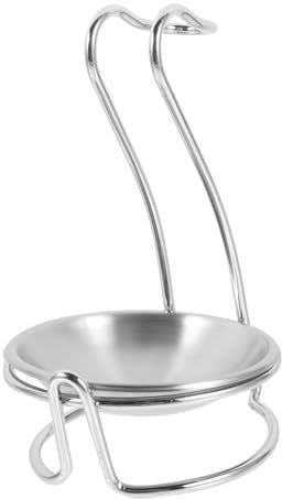 Stainless Steel Spoon Rest Kitchen Utensils Kitchen Gear Soup Spoons Ladle Cutlery Stand Scoop Holder Scoop Storage Holder Spoon Stand Spoon Storage Holder Thicken Skimmer