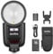 Godox V1Pro-N Round Head Camera Flash Speedlite, 76W 2.4G Camera Flashgun with Detachable Sub Flash SU-1, 2980mAh Li-ion Battery, HSS TTL Speedlight Flashfor D750 D810 Z7 Z6 Z8 Z7II