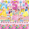 Decorazioni Festa Compleanno Principessa, Principesse Compleanno 5 anni, Palloncini Principesse, Sfondo di Principessa, Palloncini Principessa Foil, Forniture per Feste Principessa per Bambina