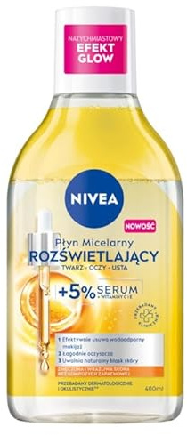 NIVEA Mizellar Aufhellflüssigkeit mit 5% Serum 400ml