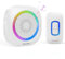 TECKNET Wireless Doorbell, Plug in Doorbell with RGB Light, IP66 Waterproof Portable Cordless Battery Powered Door Chime Kit, 400M Wireless Range, 60 Chimes & 5 Level Volume (White)