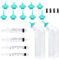 20PCS Pet Nursing Bottle with Green Replacement Mini Nipple Feeding Bottle, Feeding Kit for Kittens Puppiesfor Newborn Kittens, Puppies, Small Animals, ﻿