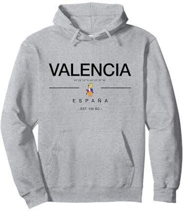 Valencia Spanien Urlaub nach Valencia Spanien Flagge Geschenk Pullover Hoodie