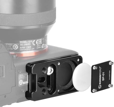 SUNWAYFOTO SP-01 Air/Tag Kamerahalterung, Arca Swiss Plate für Air/Tag, Universal Air/Tag Halterung Schnellwechselplatte für DSLR mit 1/4-20'' Schraube