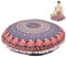 Pouf Cover 31,5 -Zoll -Mandala Meditation Kissen Cover bequemer runde Bodenkissen Abdeckung Sitzkissen für Meditation Yoga Gebet nur Deckung ohne Einsatz