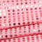 Tessuto rosa con paillettes luccicanti, 1,1 m x 1 m, tessuto a rete con paillettes scintillanti, per fai da te, cucito, bomboniere