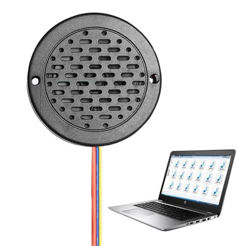 Lunaobrik Neues Auto Start Voice - 12V-24V Auto Start Voice, Einstellbare Sprachpassagiererinnerung 4-Kanal 12-24V | 4 Taste Trigger Voice Lautsprecher Alarm Horn Reverse Sirene Summer Horn