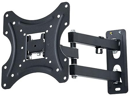 STOBOK Adjustable LCD Tv Bracket Stretchable Wall Mount Holder with Spirit Level Compatible with LED LCD Screens Easy to Install