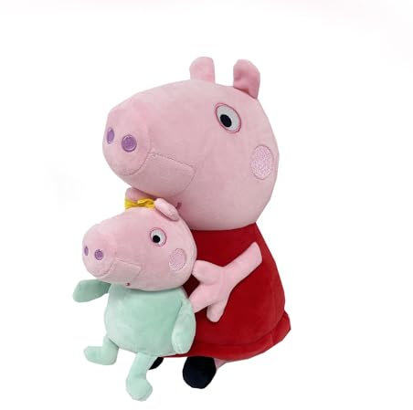 Peppa Wutz mit Baby, 33 cm