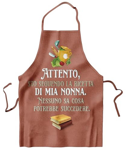 KAÏDENSÏ Grembiule Barbecue Uomo Donna - Grembiule Cucina Divertente - Idea Regalo Gadget Originale