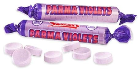 Parma Violets│ Pack of 50 │ Original Parma Violets Retro Sweets Pack of 50 by Candy Hive - Timeless Treats, Authentic Flavour