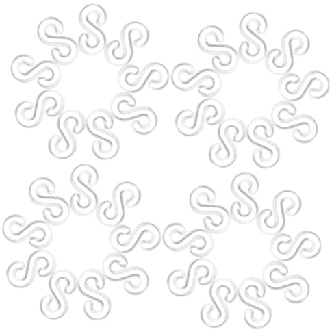 WRITWAA 500pcs Plastic Rubber Band Clips Bracelet Connectors DIY Loom Kit for Handcrafts and Bracelet Making Accessories